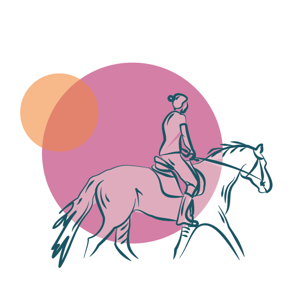 illustration cheval